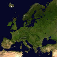 Satellitenbilder Europa
