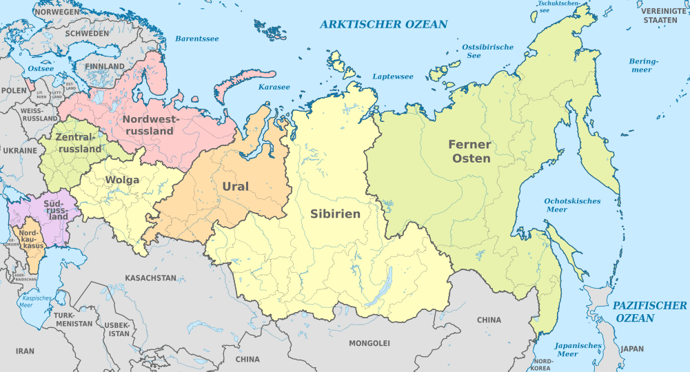 Die Föderale Gliederung Russlands - Lexas Information