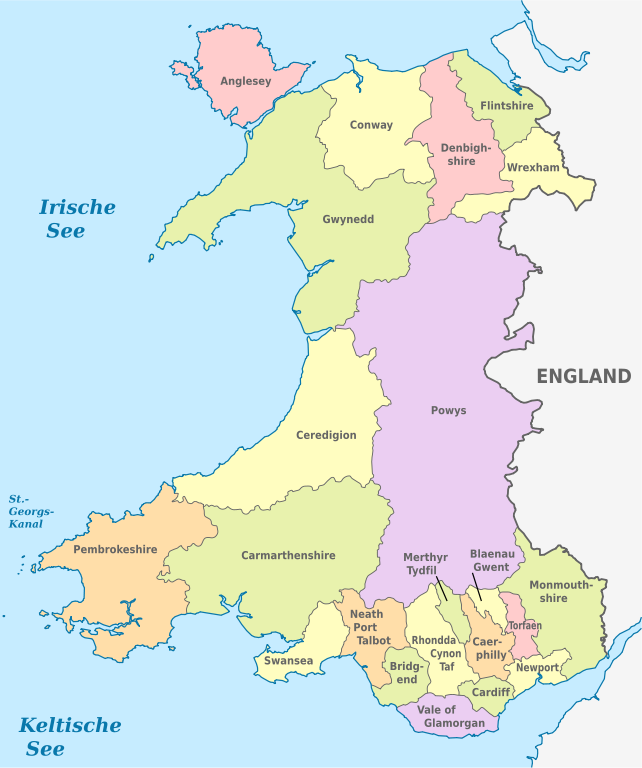 Wales - Das Vereinigte Königreich Großbritannien und Nordirland - Lexas