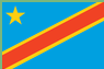 Flagge der Demokratischen Republik Kongo