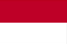 Flagge Indonesien