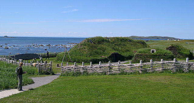 Viking recreation, Newfoundland, Canada