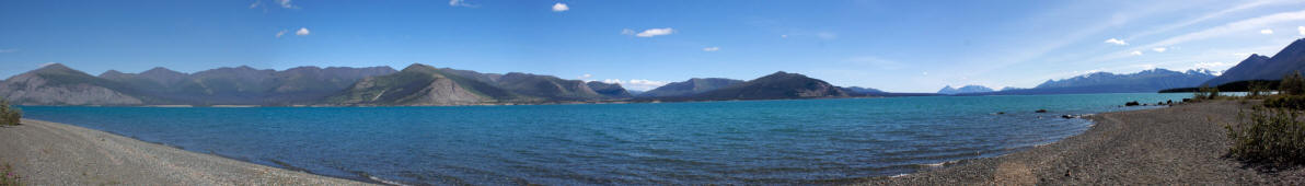 Panoramafoto Kluane Lake