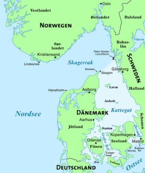 Karte Kattegat