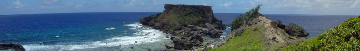 Forbidden Island, offshore from Saipan. Commonwealth of Northern Mariana Islands, Saipan.