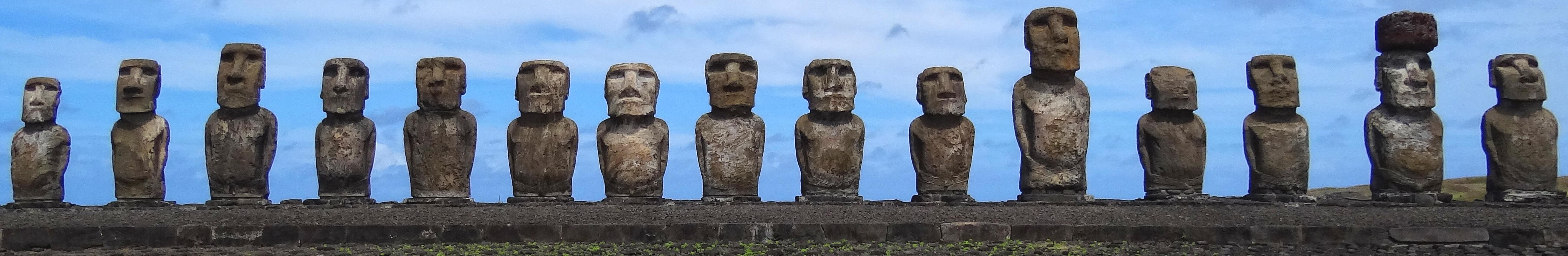 Die Moai auf Rapa Nui