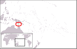 Lagekarte der Torres-Strait-Inseln