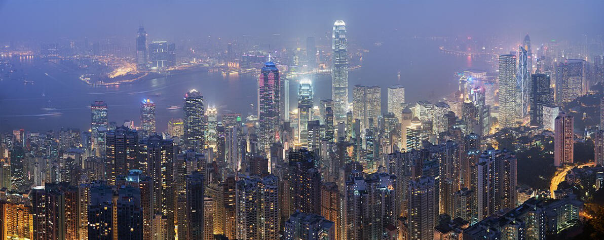 Panoramafoto Hongkong