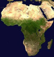 Satellitenbilder von Afrika