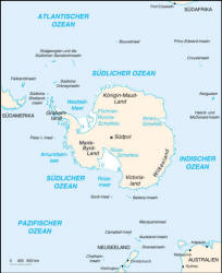 CIA Karte der Antarktis