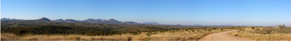 Landschaft in Zentralnamibia