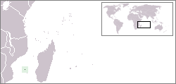 Karte von Bassas da India