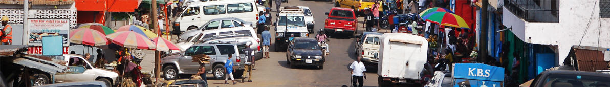 Straßenszene Monrovia, 2009