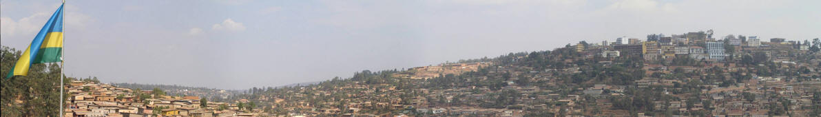 Blick auf Kigali