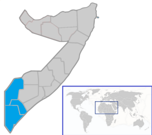 Lagekarte Jubaland