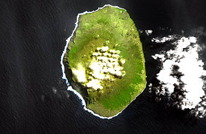 Satellitenbild der Insel Amsterdam