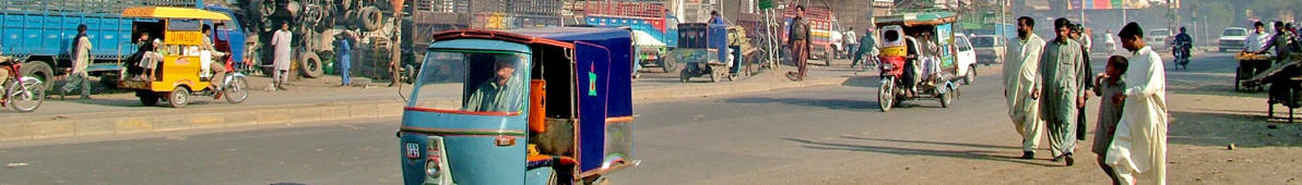 Straßenszene in Lahore