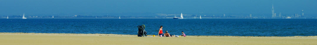 Am Strand der Isle of Wight