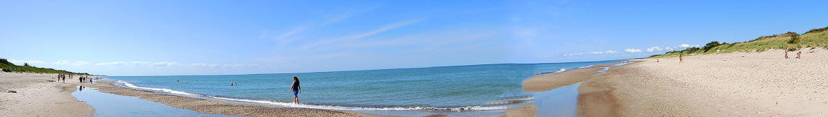 Panoramafoto Strand in der Oblast Kaliningrad
