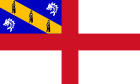 Die Flagge der Kanalinsel Herm