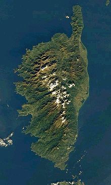 Satellitenbild von Korsika