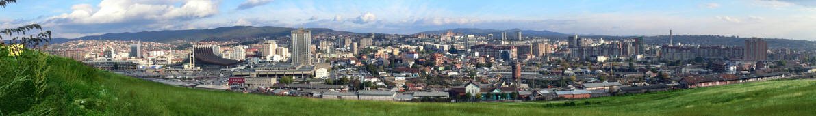 Blick auf Pristina