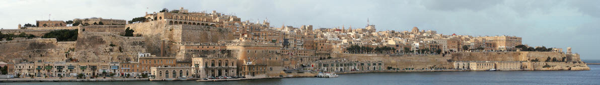 Panorama von Valletta
