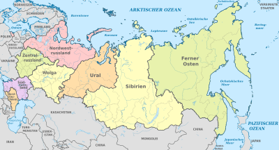 Die Föderationskreise Russlands