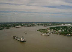 Der Mississippi bei New Orleans