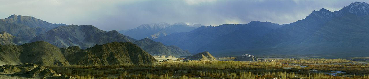 Das Indus-Tal in der Nähe von Leh
