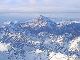  Aerial view of Aconcagua