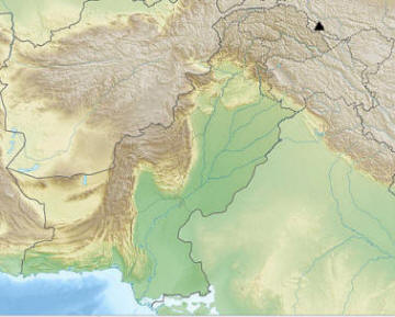 Lagekarte Karakorum