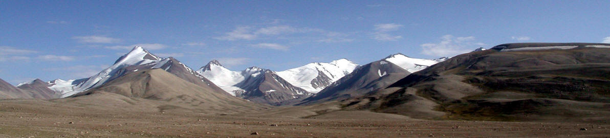 Foto einer typischen Pamirlandschaft 