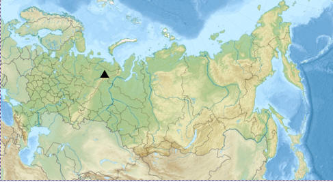 Lagekarte Ural