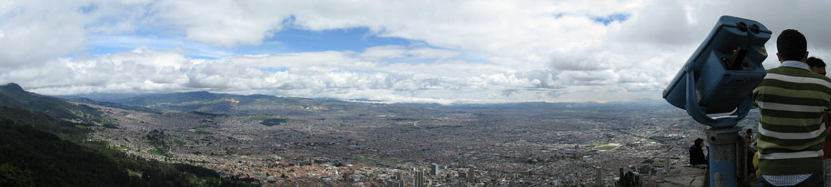 Hochebene der kolumbianischen Hauptstadt Bogotá