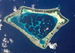 Das aus mehr als 40 Motus bestehende Atoll Atafu