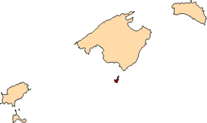 Lage von Cabrera  (Illa de Cabrera)