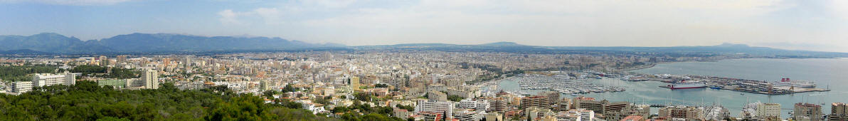 Panoramafoto Palma de Mallorca