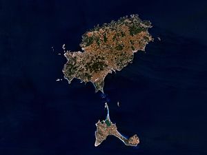 Satellitenbild der Pityusen
