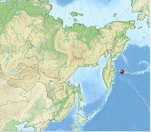 Lagekarte Beringinsel