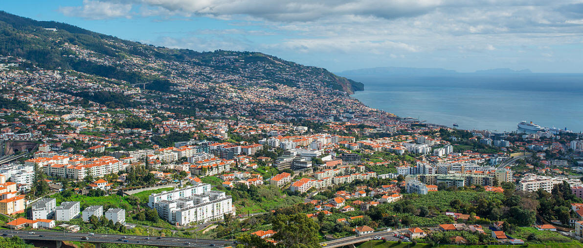 A January 2014 panoramic view of Funchal