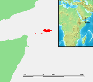 Karte von Sokotra