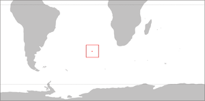 Lage von Tristan da Cunha