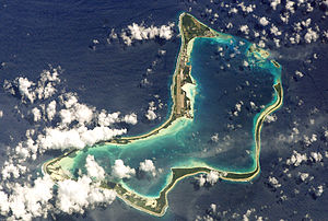 Satellitenbild von Diego Garcia