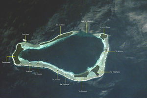 Satellitenbild der Salomon Islands