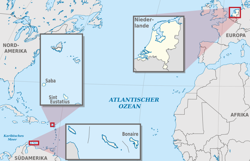 Königreich der Niederlande inkl. der BES-Inseln