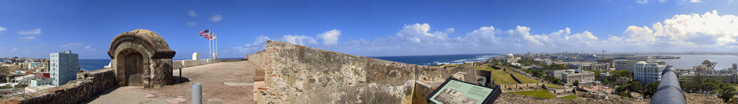 San Juan (Puerto Rico) banner Fort San Cristobal
