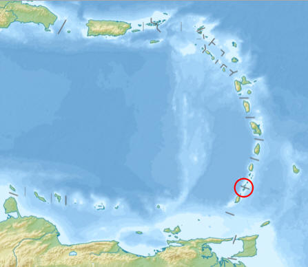 Lagekarte der Grenadinen