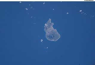 Satellitenfoto von Sint Eustatius