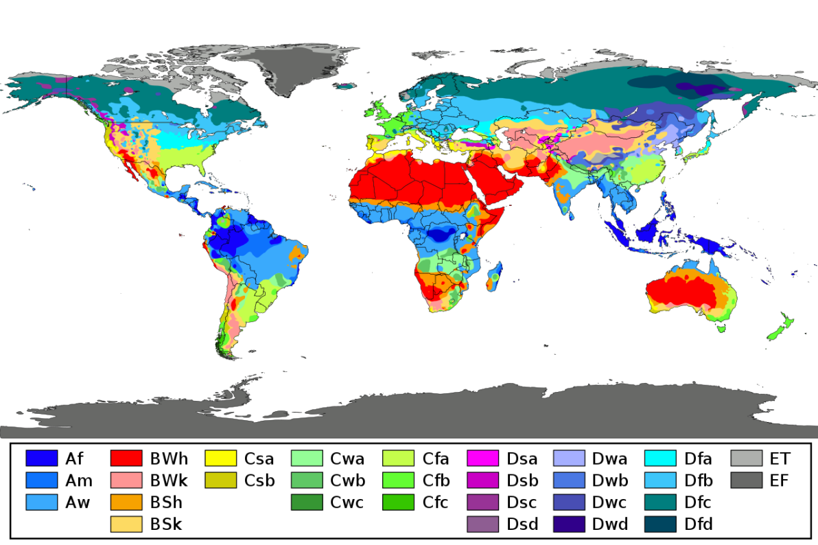 Climate Zone 8 Map